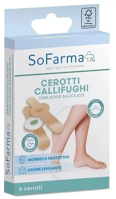 Productafbeelding van CEROTTO PARACALLO CALLIFUGO 7X1,2 CM FARMAPIU' - 6 stuks