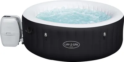 Produktbild von HAF Lay-Z Spa Miami AirJet | 180 x 180 x 66 cm für 2-4 Personen | Aufblasbarer Whirlpool | Stromsparender Outdoor Pool | Ganzjähriger Einsatz