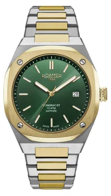 Produktbild von Roamer Herren Uhr Analog Quarz 854833 47 75 50 Stingray R7 Edelstahl