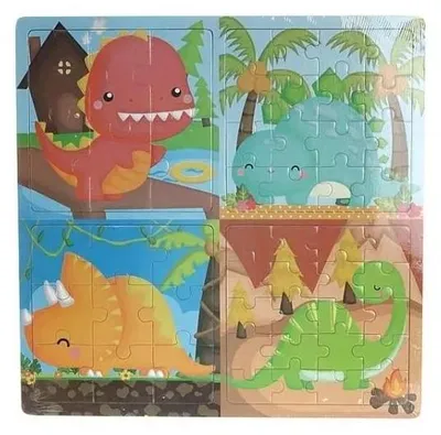 Produktbild von Dinosaurier Puzzle 30 x 30 cm