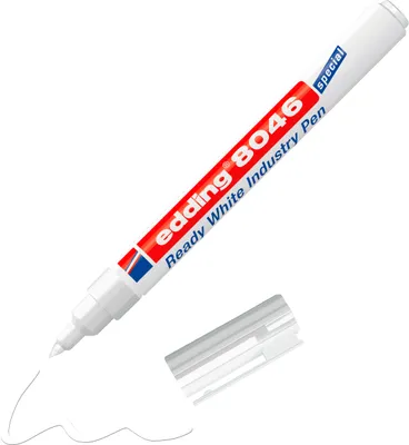 Produktbild von edding 8046 Ready white industry pen permanent