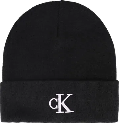 Obrázok produktu pre CALVIN KLEIN CK FINE RIB BEANIE Čierna