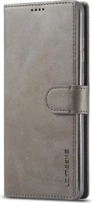 Obrázek produktu pro Kožené pouzdro na telefon Samsung Galaxy A80. Barva Šedá.