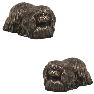Productafbeelding van Art-Dog Decoratief beeldje – Pekinees – gegoten uit bronspoeder en hars