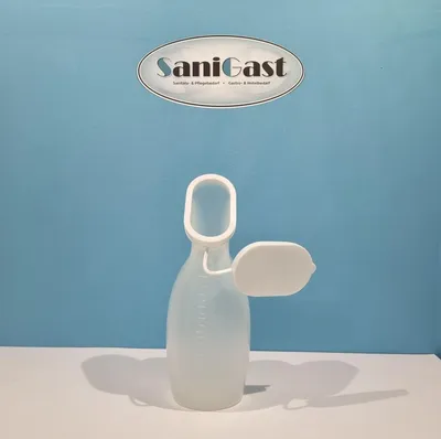 Produktbild von 1 Medi Inn Urinflasche für Frauen - milchig - 1 Liter