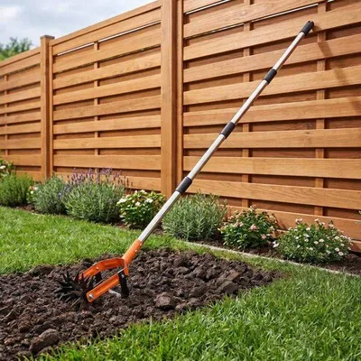 Produktbild von 2-in-1 Gartenfräse mit Jätmesser