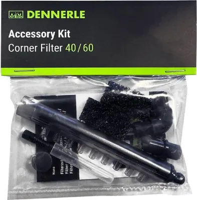 Image de Dennerle Set d'accessoires Corner Filter 40/60 - Pièce de rechange originale pour Corner Filter 40 et 60