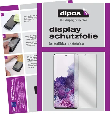 Produktbild von 2x ochranná fólie pro Samsung Galaxy S20 čirá ochranná fólie displeje dipos