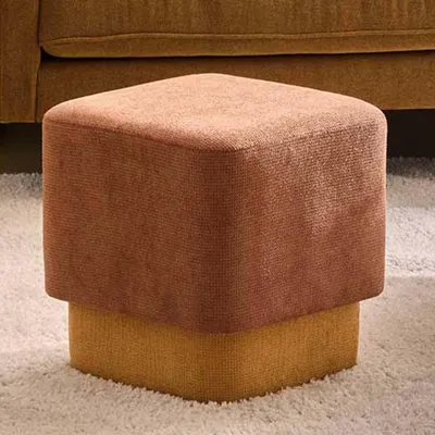 Produktbild von Eazy Living 2-in-1 Pouf Elric Ocker - Orange
