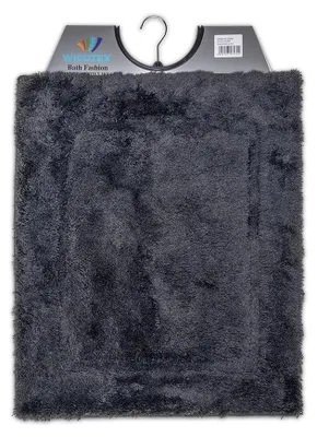 Zdjęcie produktu dla Mata pod prysznic/wanna, szara, 50 x 60 cm, antypoślizgowa