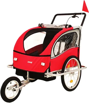 Zdjęcie produktu dla DMS Germany - Wózek rowerowy FH-02R /czerwony