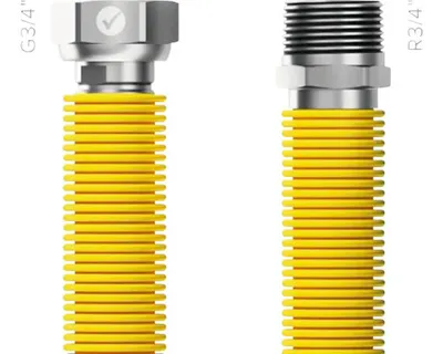 Zdjęcie produktu dla Spawany wąż gazowy Merabell Gas Flexi R3/4"-G3/4" 75 - 150 cm