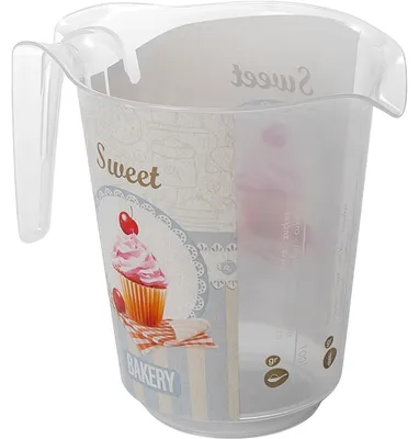 Produktbild von Kuchenmessbecher/Mischbecher - Kunststoff - blau - 1000 ml - Ausguss
