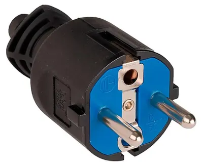 Produktbild von Solera Schuko-stecker 16a 250v Schwarz One Size / EU Plug 220V Schwarz One Size
