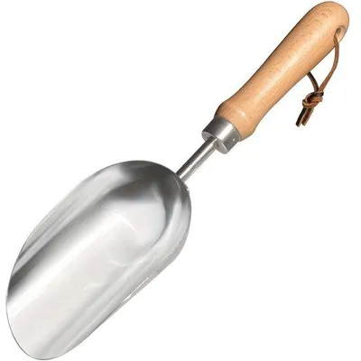 Image de Sarcloir de jardin en acier inoxydable, 33 cm de long, pour les plantes, creuser et bêcher.