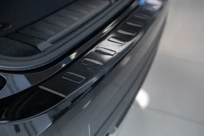 Produktbild von Edelstahl Ladekantenschutz Anthrazit für Jaguar F-Pace V2A 2016-