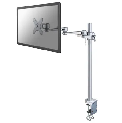 Produktbild von NewStar FPMA-D935POLE70 - Befestigungskit ( Gelenkarm, Spannbefestigung für Tisch, Stange, 3 Drehzapfen ) für LCD-Display - Silber - Bildschirmgröße: 25.4 - 66 cm ( 10" - 26" )