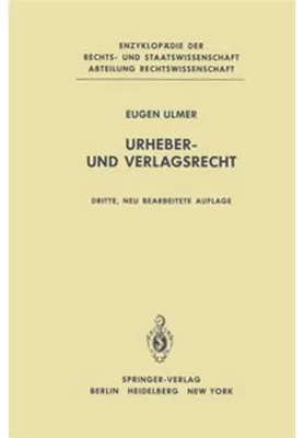 Immagine prodotto di Urheber- und Verlagsrecht