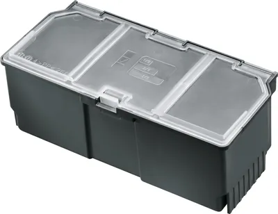 Zdjęcie produktu dla Bosch Systembox, Schowek, Czarny, Szary, Prostokątny, Polipropylen (PP), Monochromatyczny, Uniwersalne