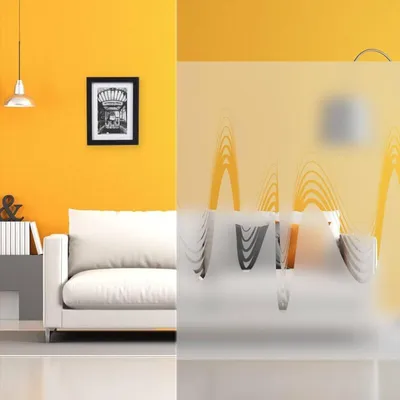 Produktbild von DIMEXACT - DIMEXACT Selbstklebende Dekorfolie mit Motiven für Fenster, Welleneffekt, Breite 1,52 m, Rolle -152 cm x 10 m - en Rouleau