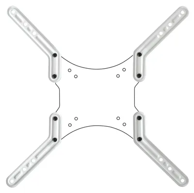 Produktbild von VESA Adapter für LCD LED OLED Fernseher Halterung Erweiterung um 20 cm (von VESA 200 auf 300 400 Verlängerung) weiß Modell: AD22WK
