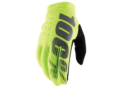 Produktbild von 100% SPEEDLAB Langfinger-Fahrradhandschuhe - BRISKER - Gelb XL