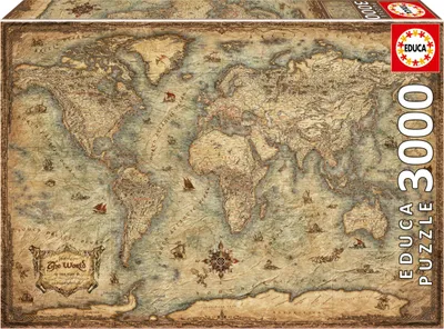 Immagine prodotto di EDUCA Puzzle Mappa del mondo 3000 pezzi