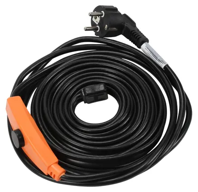 Produktbild von 18m 288W Heizkabel Frostschutz Heizleitung Frostschutzkabel Rohrbegleitheizung selbstregulierend mit Thermostat IP68