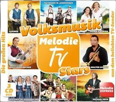 Produktbild von Volksmusik Stars - Melodie TV  3 CD´s