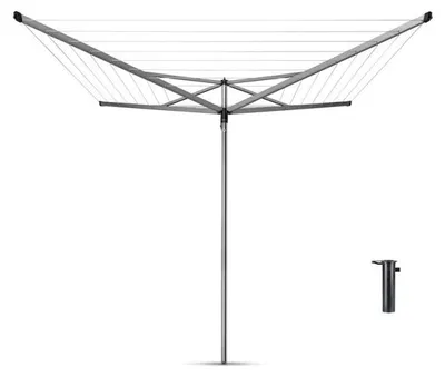 Obrázok produktu pre Brabantia 310683, Otočné, Strieborná, 2060 mm, 2060 mm, 1900 mm