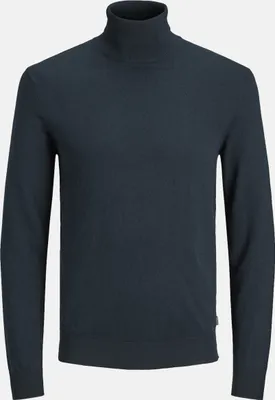 Image de JACK & JONES Col roulé fin Pull col rond Sweater manches longues Basic JJEEMIL Taille : S