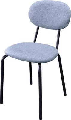 Produktbild von Anella Stuhl Grau gepolstert Leinenoptik B48xH81xT40 cm Sitzhöhe 46 cm