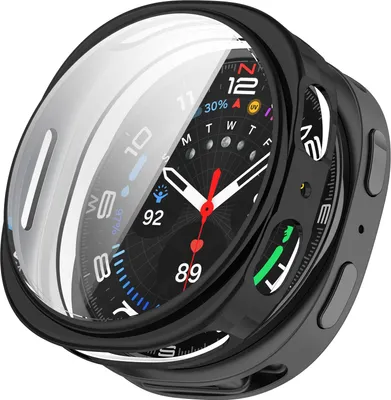 Produktbild von Strap-it Soft Case Schutzhülle aus TPU-Material - passend für Samsung Galaxy Watch 8 - 44 mm (schwarz)