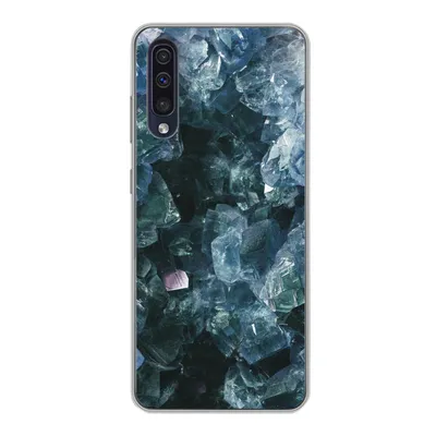 Produktbild von MuchoWow® Handyhülle Schutzhülle Hülle für Samsung Galaxy A30s Edelsteine und Mineralien - Kristall - Naturstein Silikon Softcase Handy Hülle - Karteninhaber