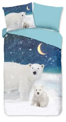 Productafbeelding van Good Morning Kinderdekbedovertrek "Polar" - Multi - (140x220 cm) - 100% Katoen