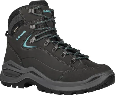 A single hiking boot is shown against a white background.