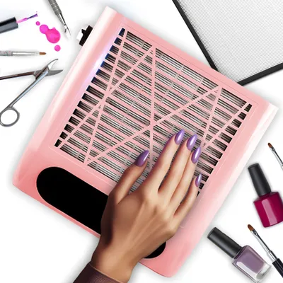 Zdjęcie produktu dla Odkurzacz do paznokci Odkurzacz do paznokci 80W z filtrem Odkurzacz stołowy Profesjonalne zestawy do manicure Odkurzacz do paznokci Pielęgnacja paznokci Manicure Różowy Retoo