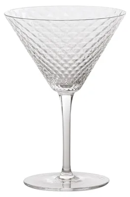 Produktbild von Martini - Set mit 4 Kelchgläsern, 23 cl, Glas für Cocktails und aromatische Weine, Glas, elegantes Design - Zafferano, hergestellt in Italien