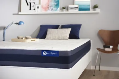 Image de Matelas Actimemo morpho 90x200cm, mousse à mémoire de forme, degré de fermeté 2, hauteur : 24 cm, 5 zones de confort