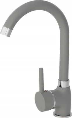 Produktbild von Granitan | BETA - Küchenarmatur - 360° schwenkbar - Granit-Optik - Grau - Messing - Keramikkopf