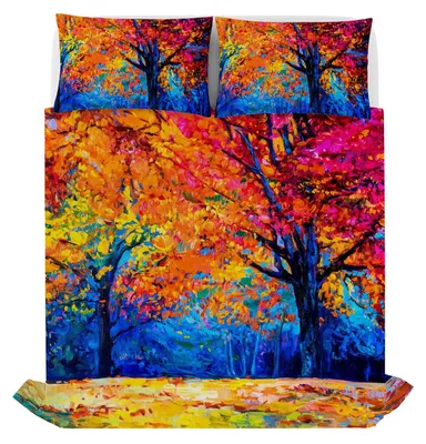 Bettwäsche-Set, 100% Baumwolle, Doppelbett, Blumenmuster