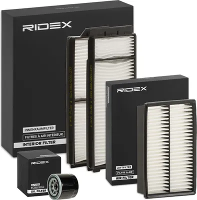 Produktbild von RIDEX Filterset Inspektionspaket Filtersatz für MAZDA 5 (CR19) 3 (BK) 3 Stufenheck (BK) 3 Stufenheck (BL)