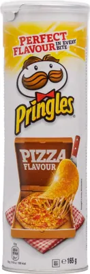 Zdjęcie produktu dla Pringles Pizza Chipsy o smaku pomidorów i oregano 165g