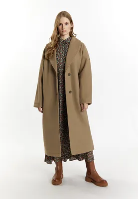 Image de Manteau pour femme SAPORTA - gris beige, taille S