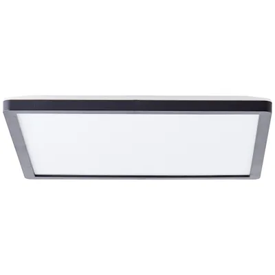 Produktbild von BRILLIANT schwarze LED Deckenleuchte MILTON | eckige Deckenlampe 30 x 30 cm | 18W 2400 Lumen 4000 Kelvin | Kunststoff