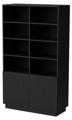 Produktbild von Cama LIVERTI 5903815010569, Lagerschrank, Bodenstehend, Wandschrank, 8 Regale, 2 Tür(en), Schwarz