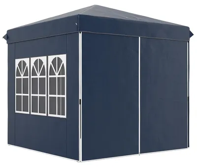 Productafbeelding van Outsunny paviljoen, 2,5x2,5 meter, waterafstotend, stabiel, wintervast, opklapbaar