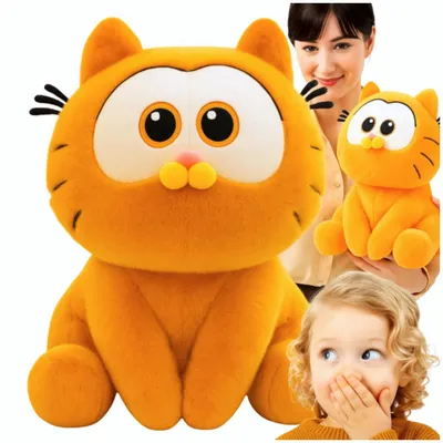 Produktbild von Großer 3-in-1 Garfield Plüsch – Kuscheltier, Kissen und Decke 40 cm