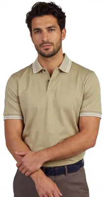 Produktbild von BOSS Black Poloshirt beige 100% Baumwolle