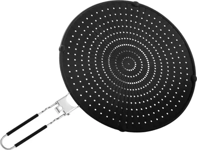Obrázok produktu pre Univerzálna skladacia silikónová ochrana proti striekajúcej vode na varenie a pečenie, 32 cm